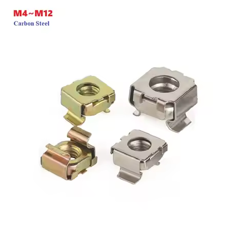 M4 M5 M6 M8 M10 M12 Color Zinc Nickel Plated Quartet Floating Nuts Cassette Elastic Enclosure Card C