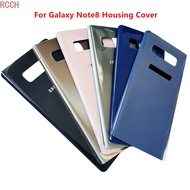 Note8 Battery back Cover For Samsung Galaxy Note 8 Glass Housing Cover Door Rear Panel Replacement Parts With Adhesive sticker