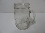 美國 BALL MASON JAR 梅森瓶 水杯 每個280元 (16oz) 啤酒杯 窄口馬克杯 料理儲物罐，有2個