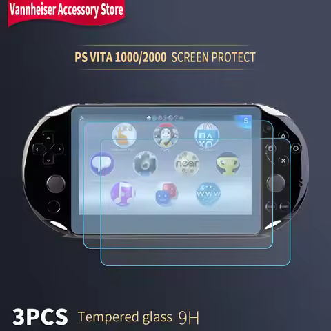For PSV 1000 2000 PS Vita Screen Protector Tempered Glass Sony PlayStation Vita Guard HD Scratch Res