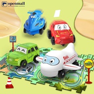 【OMALL】 Kids Puzzle Electric Railroad Speeder DIY Assembly Track Set Montessori Education Toy Gift F
