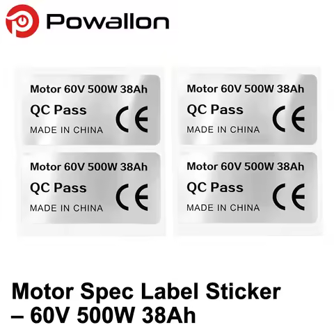 60V500W38Ah Sticker Bicycle Sticker for BBS01/02 BBSHD And Others Ebike Motor Sticker