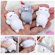 5pcs Animal Cat Kawaii Cat Squishy Mini Squishy Stress Mochi Squishy Toys Mochi Squishy Stress Mochi