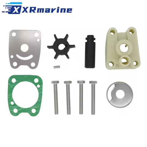 Water Pump Repair Kit 6E0-W0078-02 for Yamaha Outboard Motor 2 Stroke 4HP 5HP 4A 5C Engine 6E0-W0078