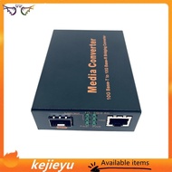 [kejie] Fiber Optic to RJ45 10Gbps Media Converter Switch SFP+ to SFP+ 10G Ethernet Gigabit Adapter 