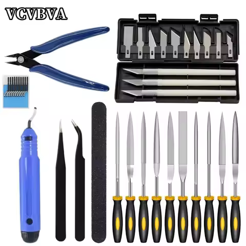 3D Print Tool Kit Includes Debur Tool, Cleaning, 3D Print Accessories for Cleaning, Finishing and Pr