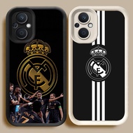 BI98 Real-Madrid Casing for OPPO Reno 7Z 8 8Z 7 Lite 5G White Black