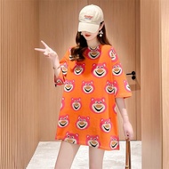 Oversize Tee Tshirt Loose ModelWanita Lotso Motif - Bear Lot so - Import Quality