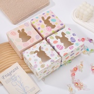 Square Window Candy Paper Box Birthday Party Party Rabbit Candy Box Paper Box Easter Rabbit Gift Box