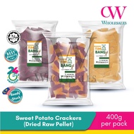Keropok Ubi Keledek Ungu Purple Sweet Potato Crackers 400g | Keropok Ubi Keledek Oren Orange Sweet P