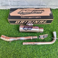 Original NS-PRO gp2 racingknalpot pnp bebek jupiter vega shogun smash kharisma revo abs blade supra1