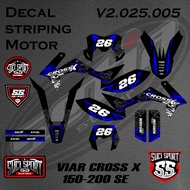 DECAL STICKER Viar CROSS X 150 SE Viar CROSS X 200 SE Viar Cross X 150 Decal/ (S1.05)