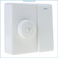 VIVI Type 86 Surfaces-mounted Ceiling Fan Speed Controller Stepless Speed Regulator
