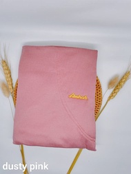 bergo knit ukuran L / Hijab bergo instan Snow Kerudung Jersey Knit Jilbab ped Malay /  jilbab Knit /