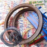 [01 cái] Phốt chặn dầu Viton FKM chịu nhiệt 200 độC kháng hóa chất SOG TC 155*190*15 | TC 155*190*16