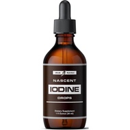 Nascent Iodine Supplement | Nascent Iodine Drops for Increased Energy & Optimal Health | Liquid Supp
