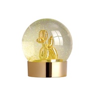 La boite｜Balloon Dog Globe 閃光七彩氣球狗造型水晶球雪花球擺飾 金