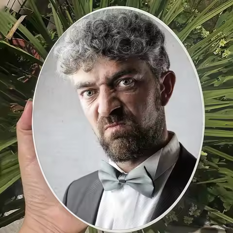 2D Flat Not 3D 1pc Custom Photo Memorial Headstone Tile Oval Gravestone Marker Sleek Appearance, Fad