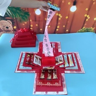 Surprise Five-Layer Explosion Gift Box Birthday Gift diy Husband Girlfriends Heart Holiday Gift Surp