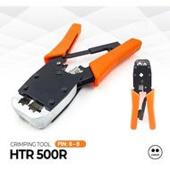 RJ45 RJ11 Modular Crimping Tool HT-500 HT-500R Cuts Strips Crimps