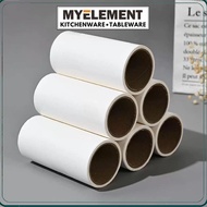 Myelement Set of 2 roll 16cm Lint Roller Refill Super Sticky Roller Pet Hair Clothes Roller Refill