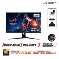 ASUS ROG Swift PG32UQ HDMI 2.1 Gaming Monitor — 32”, 4K UHD, IPS, 144 Hz, 1 ms MPRT, NVIDIA G-SYNC compatible