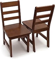 Lipper International 523-4WN Child's Chairs for Play or Activity, 12.38" W x 15" D x 26.63" H, Set o