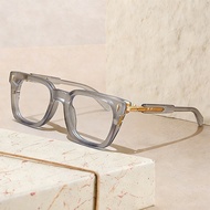 Personality Trendy Spectacles Frame Computer Blue Light Blocking Lens Optical Eyeglasses Rivet Squar