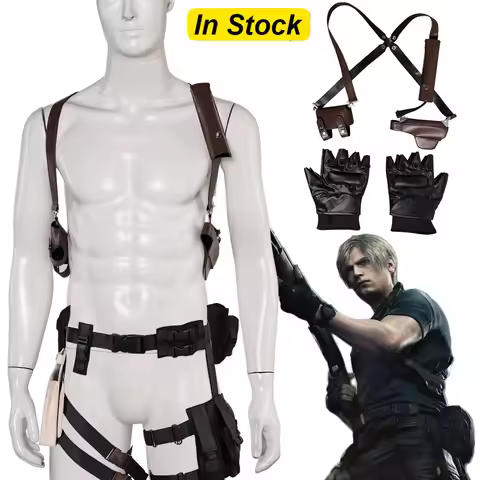 Fancy Leon Tactical Suspender Chest Strap For Men Biohazard Game Hazard Bio Re Cosplay Costume Acces