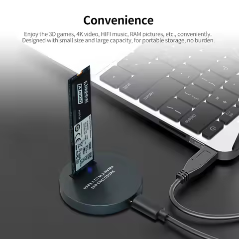 LM914 M2 NVME SSD Adapter Aluminum USB3.1 Type C to PCI-E SSD M.2 External SSD Enclosure Mobile Adap