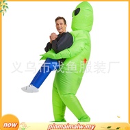 ET Alien inflatable suit Alien Monster Inflatable Costume Scary Green Alien Cosplay Costume For Adul