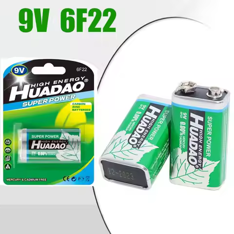Disposable Battery 9V Alkaline Battery Multimeter Alarm Microphone 6F22 Carbon Dry Battery 1100mah f