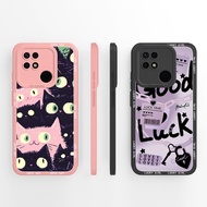 For Redmi 10 Power 10A Sport 10C 10X Phone Case Good Luck Label Pattern Fashion Casing Soft Silicone