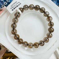 精品級天然金銀銅髮魔鬼髮晶9mm22.86g鋼絲球效應避邪擋煞招財