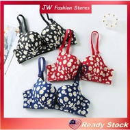 JW Fashion Women Bra / / Size 34-38 Chrysanthemum With Under Wired Daily Bra Lingerie [L-25823]
