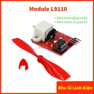 L9110 DC motor control circuit with motor with 5V fan