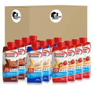 Premier Protein High Protein Shake, Chocolate, Vanilla and Strawberry Cream Variety pack, 11 Fl oz. 
