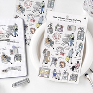 Doodle CUTE Life PET ( transparent stickers )