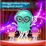 Jellyfish Toy Dancing Jellyfish Dance Twist LED Lights Music Automatic Cute Children's Toy Uni