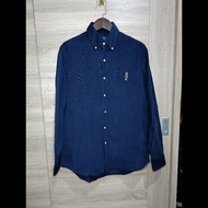 Polo Ralph Lauren Polo Bear 深藍 燈芯絨 小熊 襯衫 男M