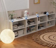 全城熱賣 - 落地自由組合格子櫃（兩層加寬暖白色組合240*30*60CM (4個））