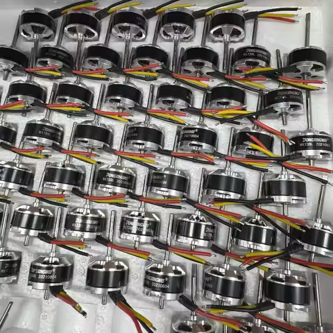 1PC Micro 23mm Diameter BLDC Brushless Motor DC12V 20V 24V 3S-6S 1700KV High Speed Engine for Aircra