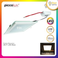 [HOT DEALS] PICCOLUX/CIELO GEN1 12W/18W 4"/6" ROUND/SQUARE GLASS LED DOWNLIGHT WARMWHITE