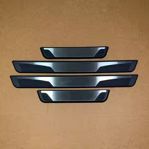 For Toyota Corolla Altis 2014 2015 2016 - 2022 Door Sill Pedal Cover Trims Scuff Plate Protector Sti