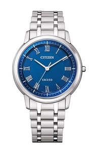 Citizen AR4000-63L Men's Watch Exceed Silver, blue, Bracelet Type