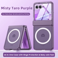 Magnetic Phone Case For Motorola Razr 70 Ultra 70Plus Moto Razr 70 60 Ultra Razr 60 50 5G Transparen