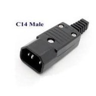 C14 MALE 3 PIN PLUG CONNECTOR For APC C13 to C14 10A UPS iec PLUG