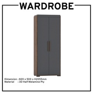 2 Door Wardrobe Cloths Cabinet Swing Door Wardrobe