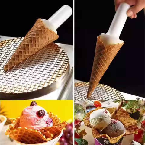 New Ice Cream Cone Mold DIY Ice Cream Cone Maker Ice Cream Making Tool Ice Cream Maker Cone Mold Con