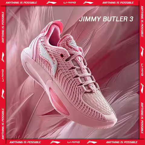 Li-Ning Men's JIMMY BUTLER 3 Professional Basketball Shoes BOOM Cushioning Wearable LiNing Breathabl